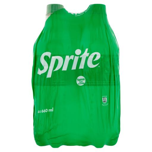 Sprite bottiglia pet 4 pezzi da 66cl