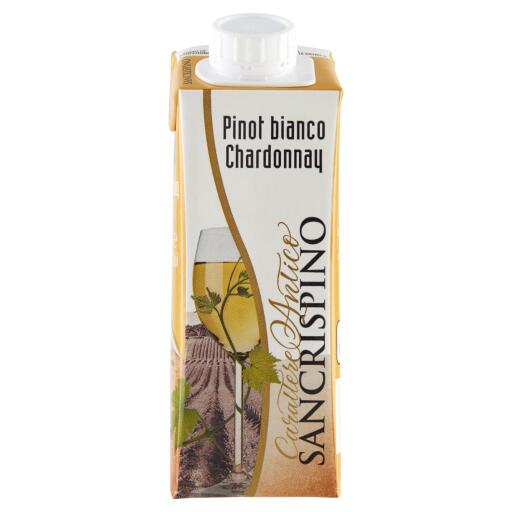 Vino pinot bianco-chardonnay 25cl Sancrispino