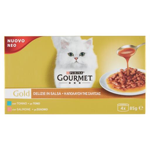 Gourmet gold salmone e tonno 4x85g