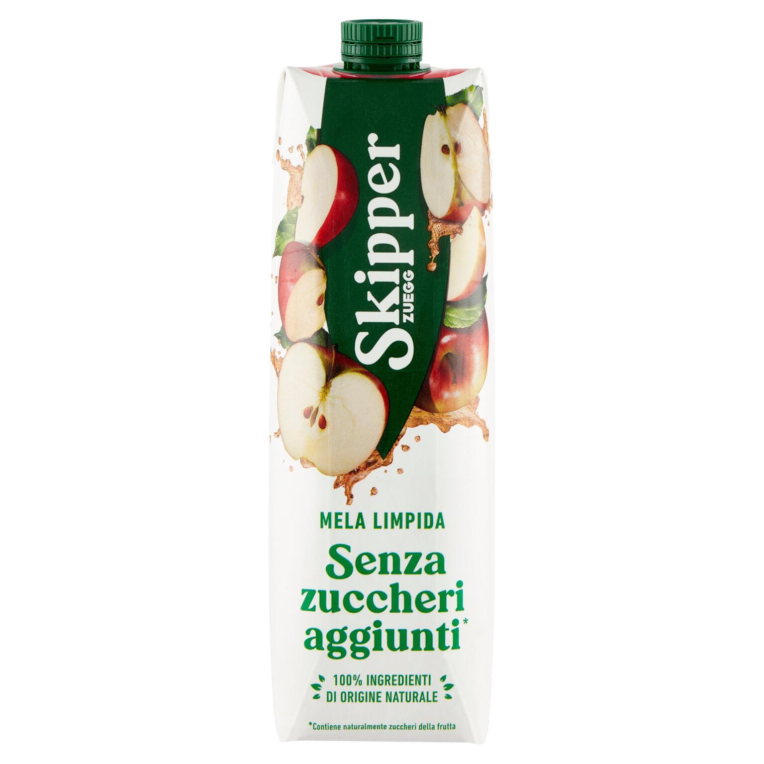 Skipper Brik Mela Senza Zuccheri 1L Zuegg