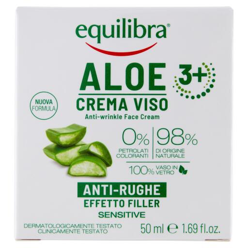 Crema viso antirughe 50ml aloe ialuronica Equilibra
