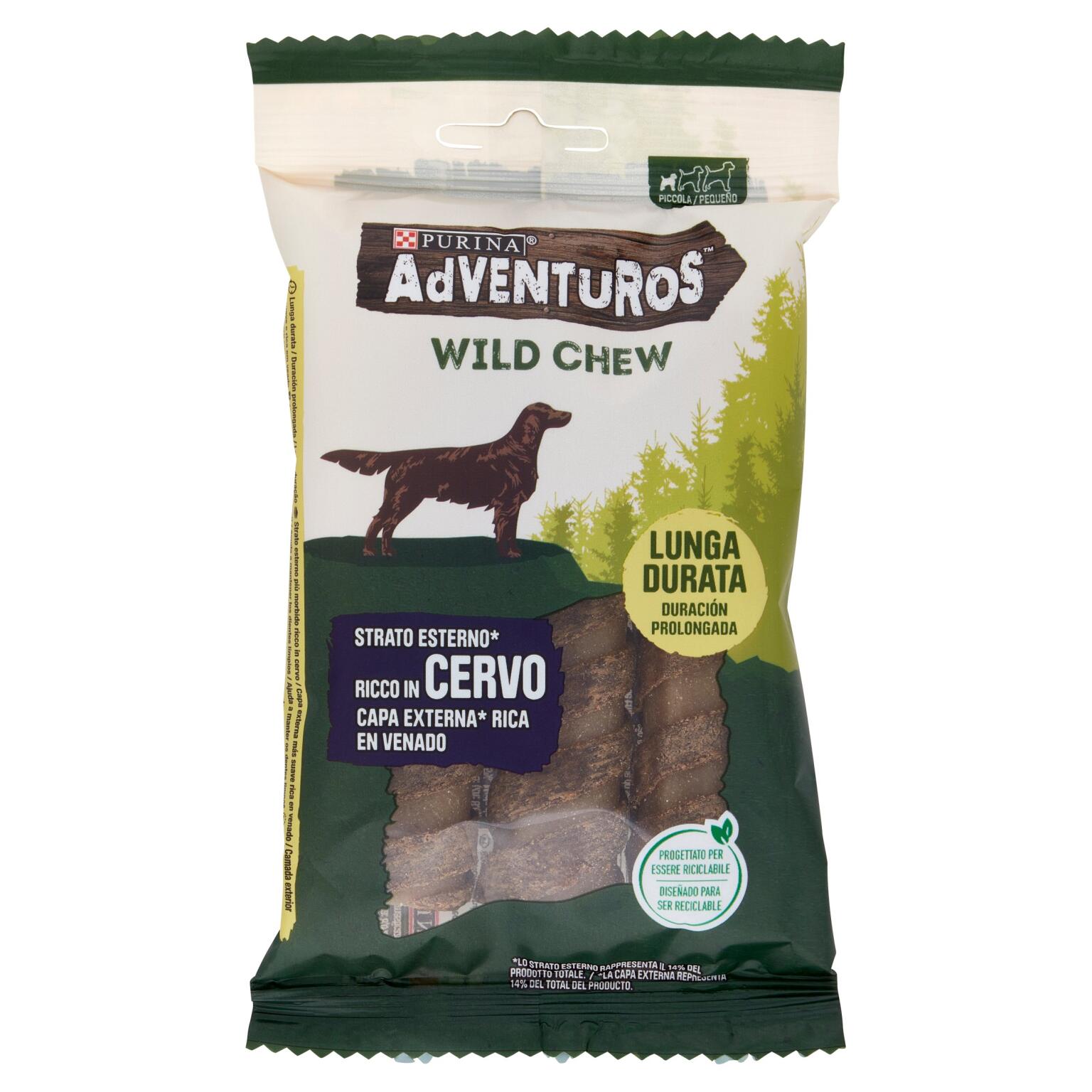 Adventuros wild chew small 3x50g