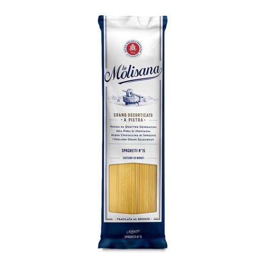 Spaghetti n°15 trafilati al bronzo pasta di semola di grano duro 1Kg La Molisana