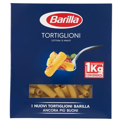 Tortiglioni pasta di semola di grano duro 1Kg n°83 Barilla