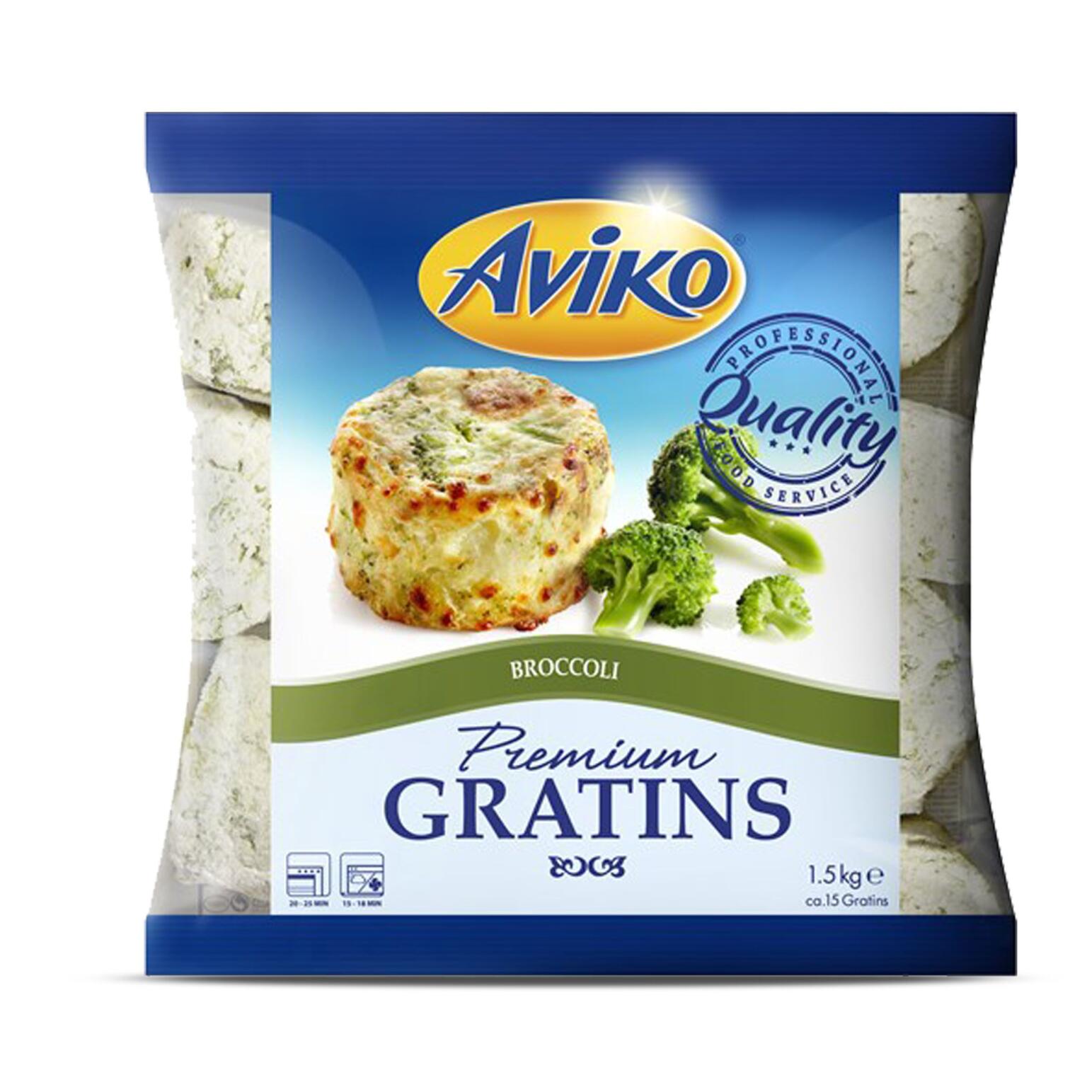 Gratins broccoli 1,5kg Aviko