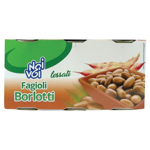 Fagioli borlotti 3x400g Noi&voi