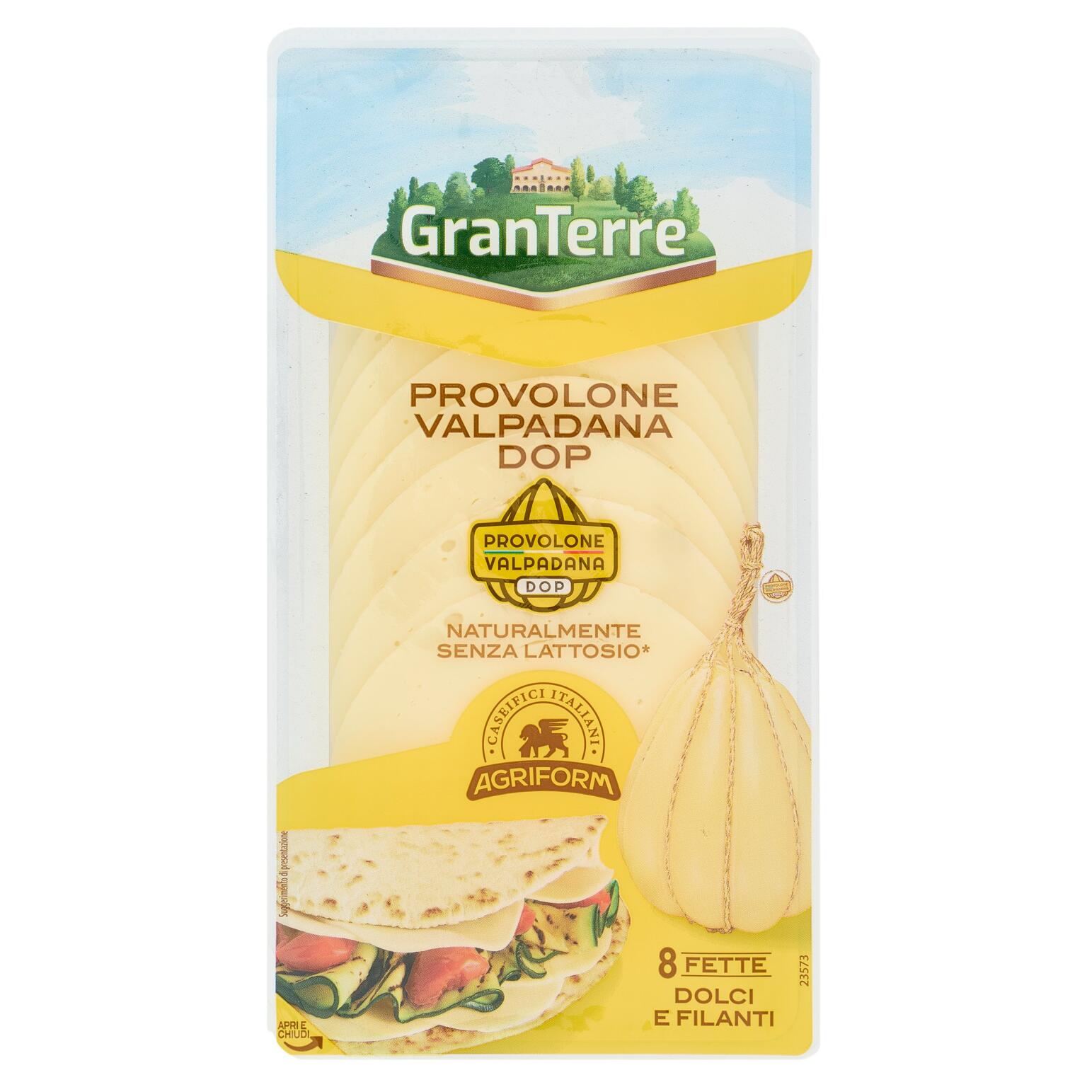 Provolone Valpadana Dop a fette 100g AgriFORM Granterre