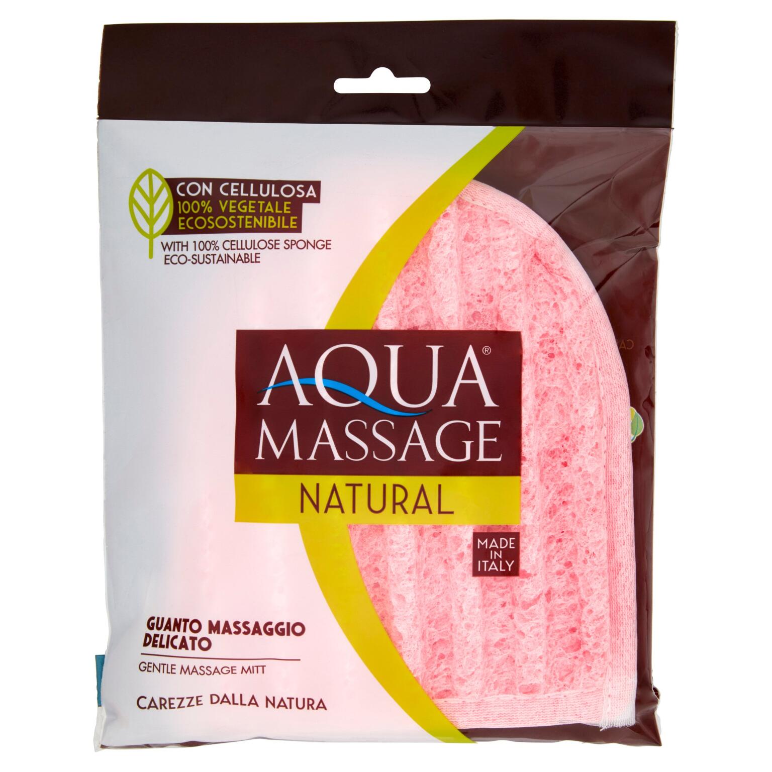 Guanto massaggio con cell.100% vegetali