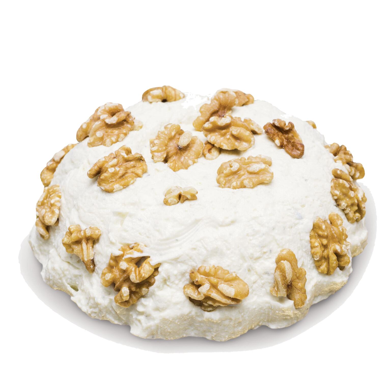 Torta di gorgonzola farcita con mascarpone e noci