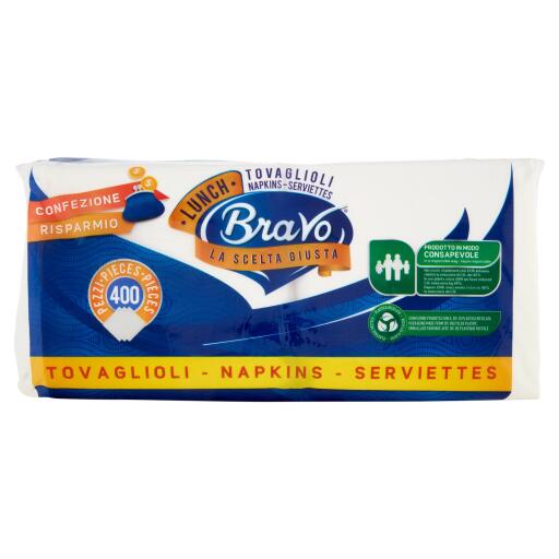 Tovagliolo bravo 33x33 cm monovelo