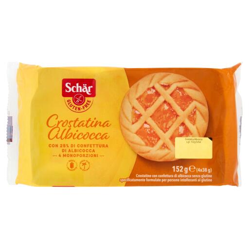 Crostatina Albicocca 152g Senza Glutine DR Schar