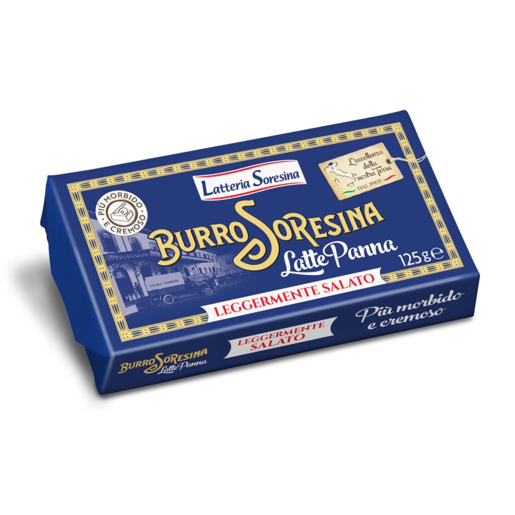 Burro LattePanna leggermente salato 125g Latteria Soresina