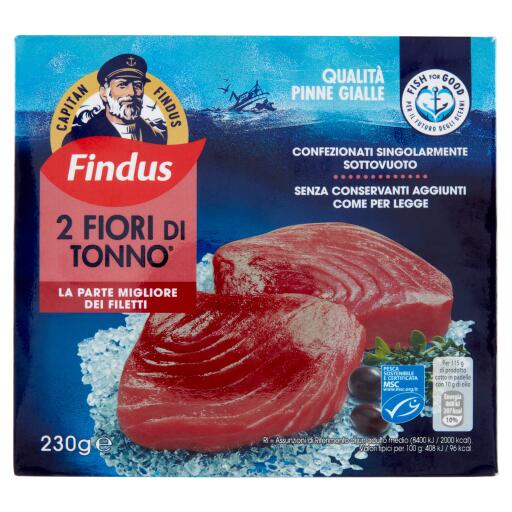 Fiori di tonno 2 pezzi 230g Findus