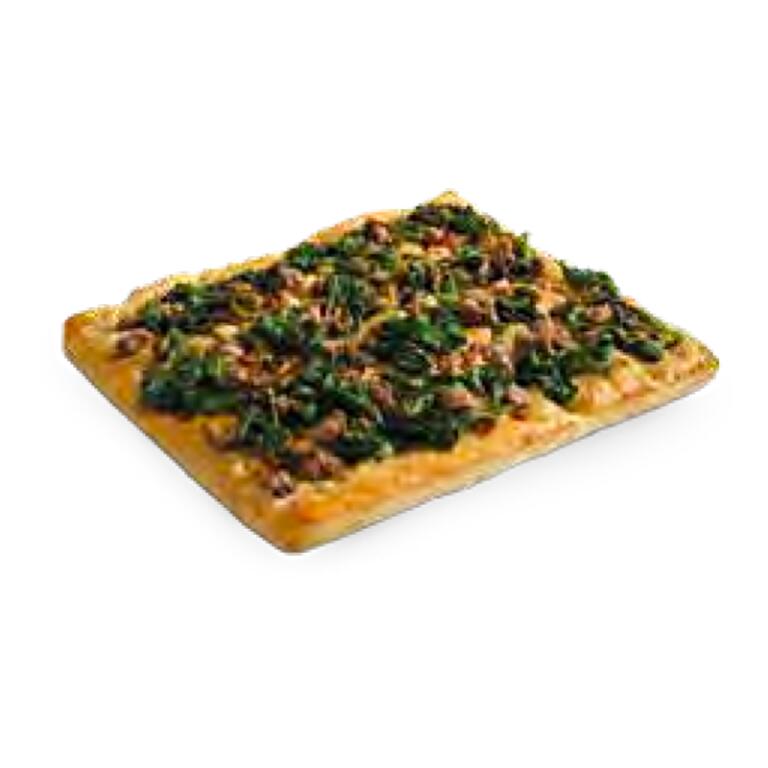 Focaccia salsiccia, friarielli e mozzarella