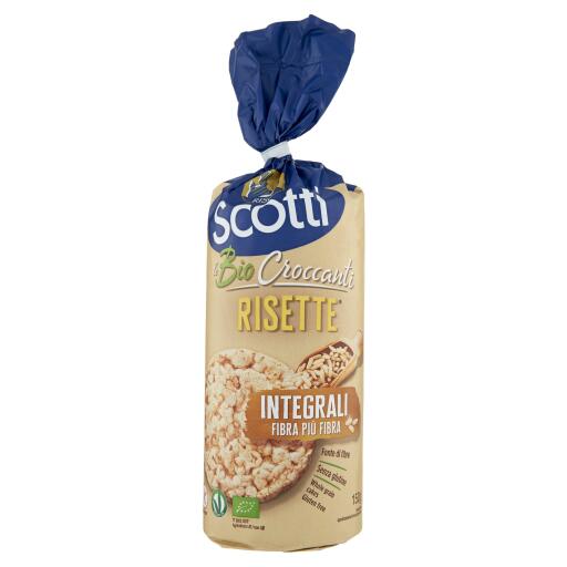 Risette - Gallette integrali fibra+fibra 150g Scotti BIO senza glutine