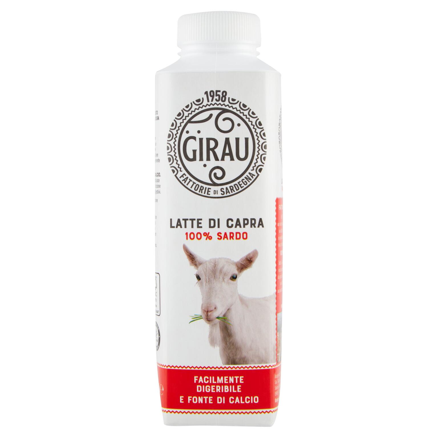 Latte di capra ESL intero 500ml Fattorie Girau