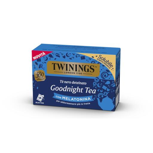 Tè Nero Deteinato Goodnight 14ff con Melatonina 56g Twinings