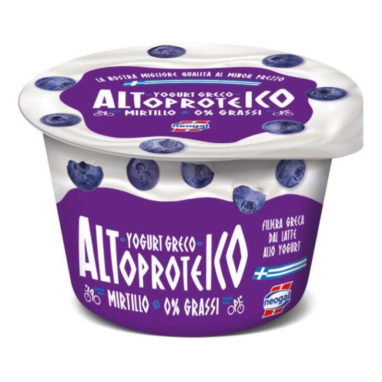 Yogurt Greco Altoproteico 0% grassi Mirtillo 150G Neogal