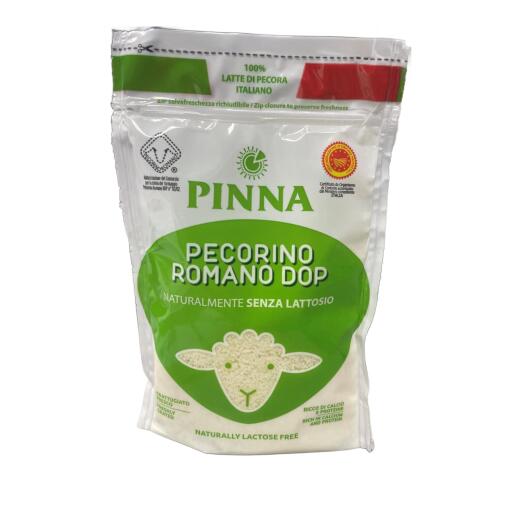Pecorino Romano Dop grattugiato naturalmente senza lattosio 100g Pinna