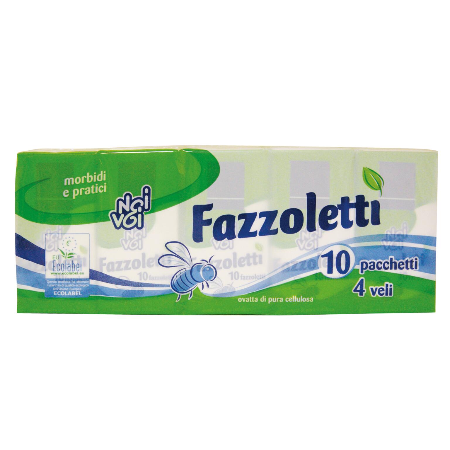 Fazzoletti 4 veli 10x24cm Noi&Voi