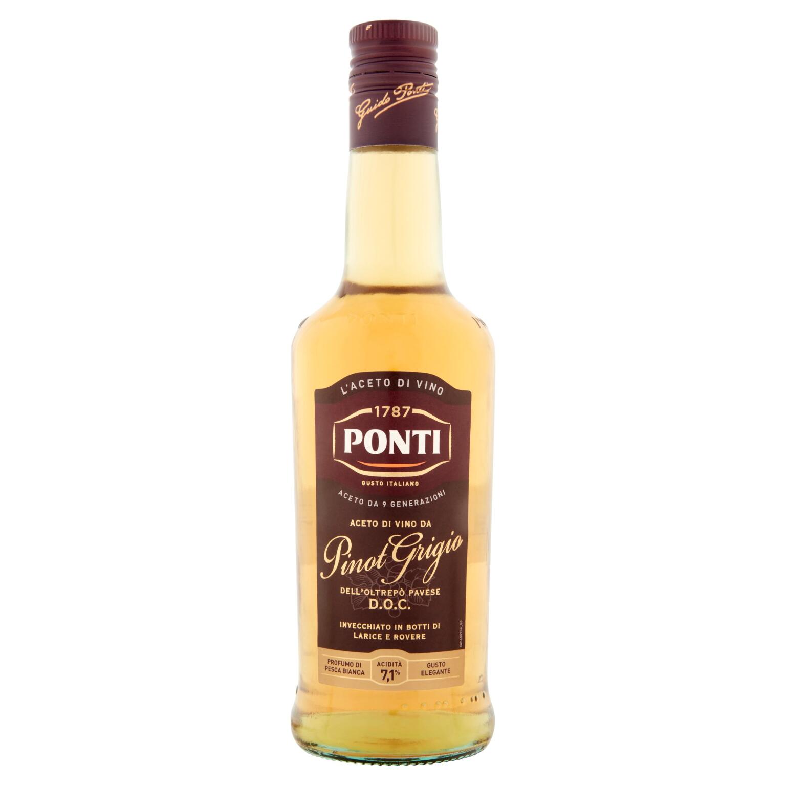 Aceto bianco di vino pinot grigio 50cl Ponti