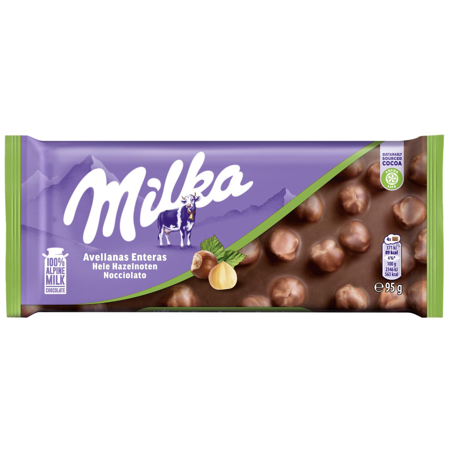 Tavoletta di Cioccolato Nocciolato 95g Milka