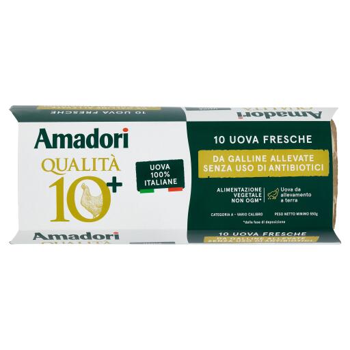 Uova da allevamento a terra 10+ confezione x 10