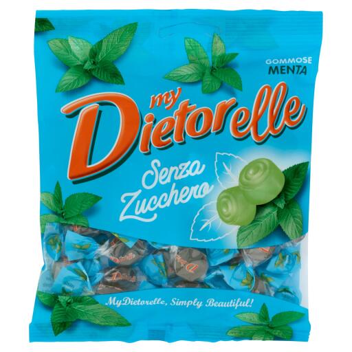 Dietorelle gommose sugar free alla menta 70g