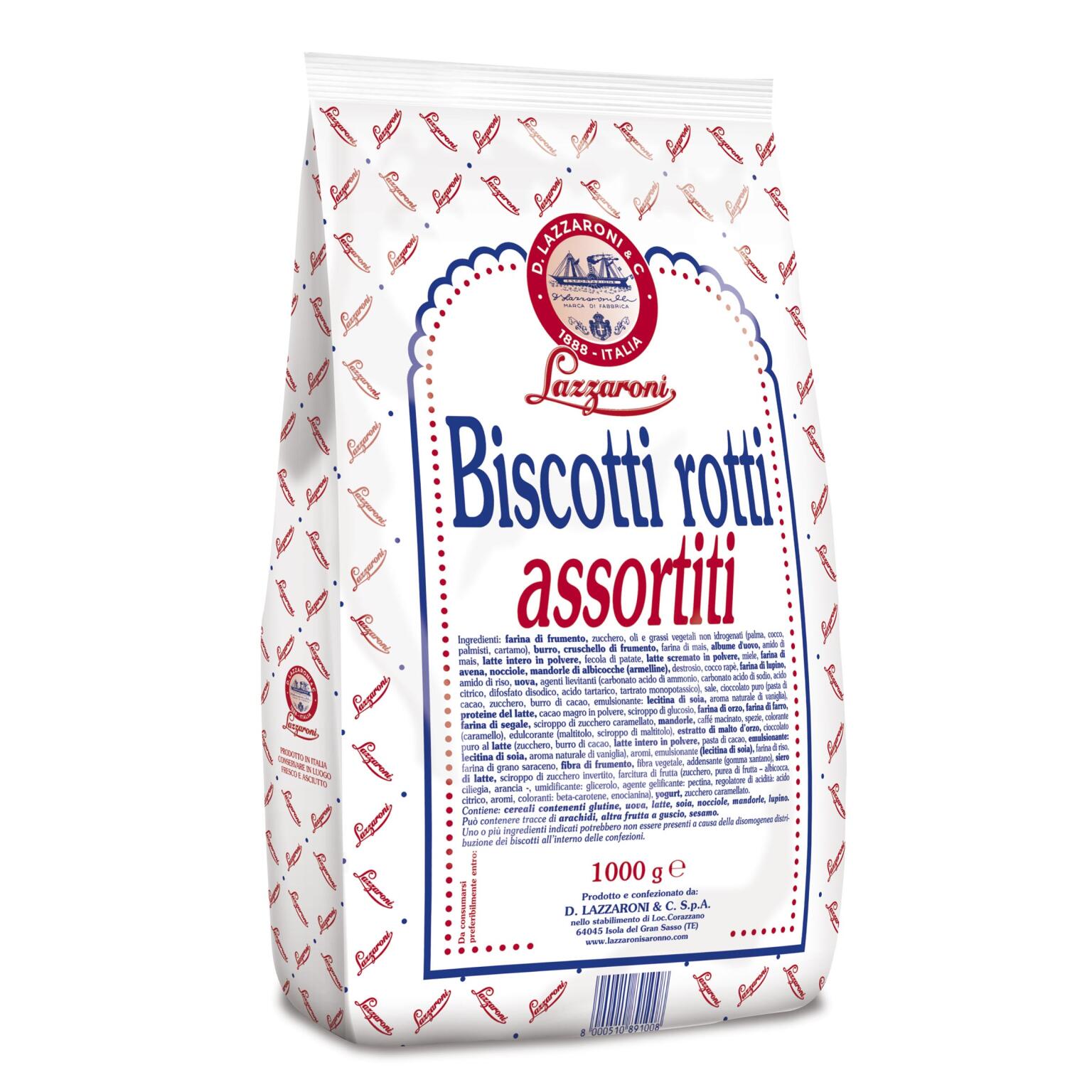 Biscotti rotti assortiti 1Kg Lazzaroni