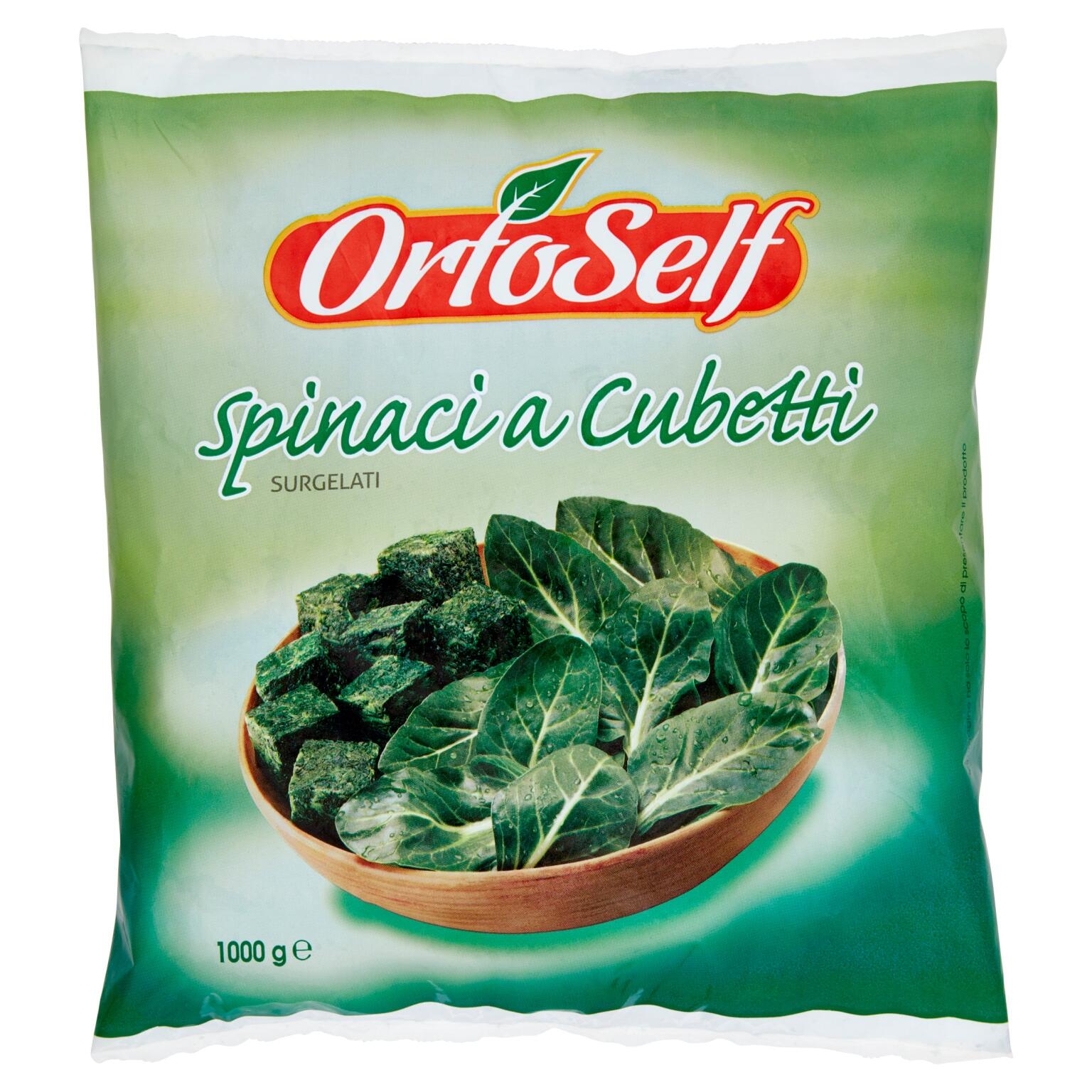 Cubetti di Spinaci 1Kg Ortoself