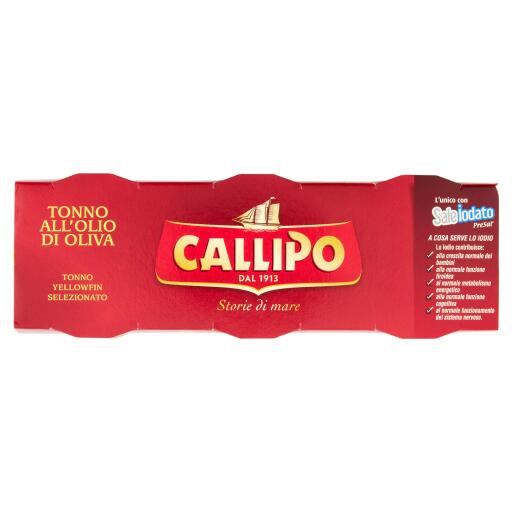 Tonno o/oliva 3x70g.Callipo