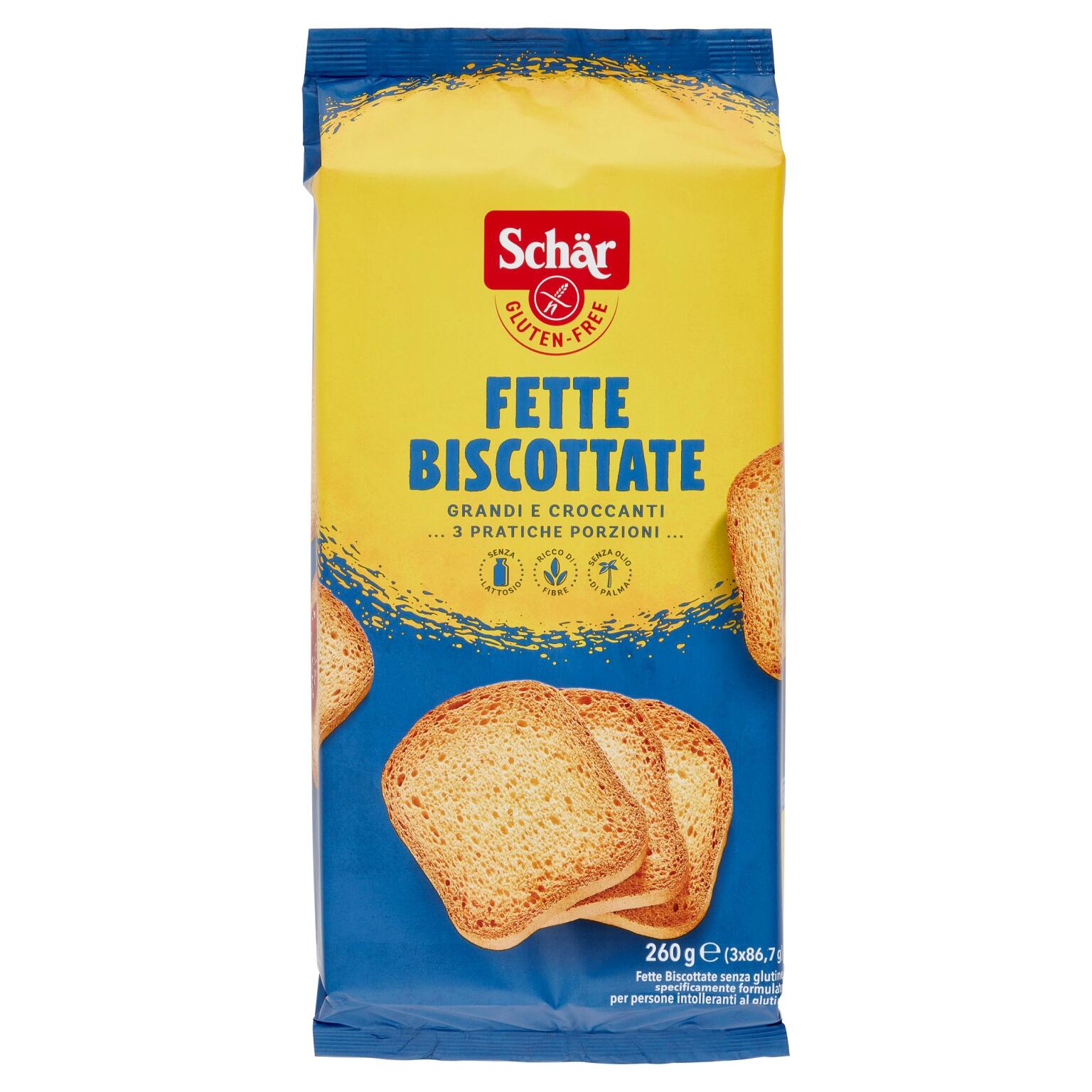 Fette Biscottate 260g Senza Glutine Dr Schar