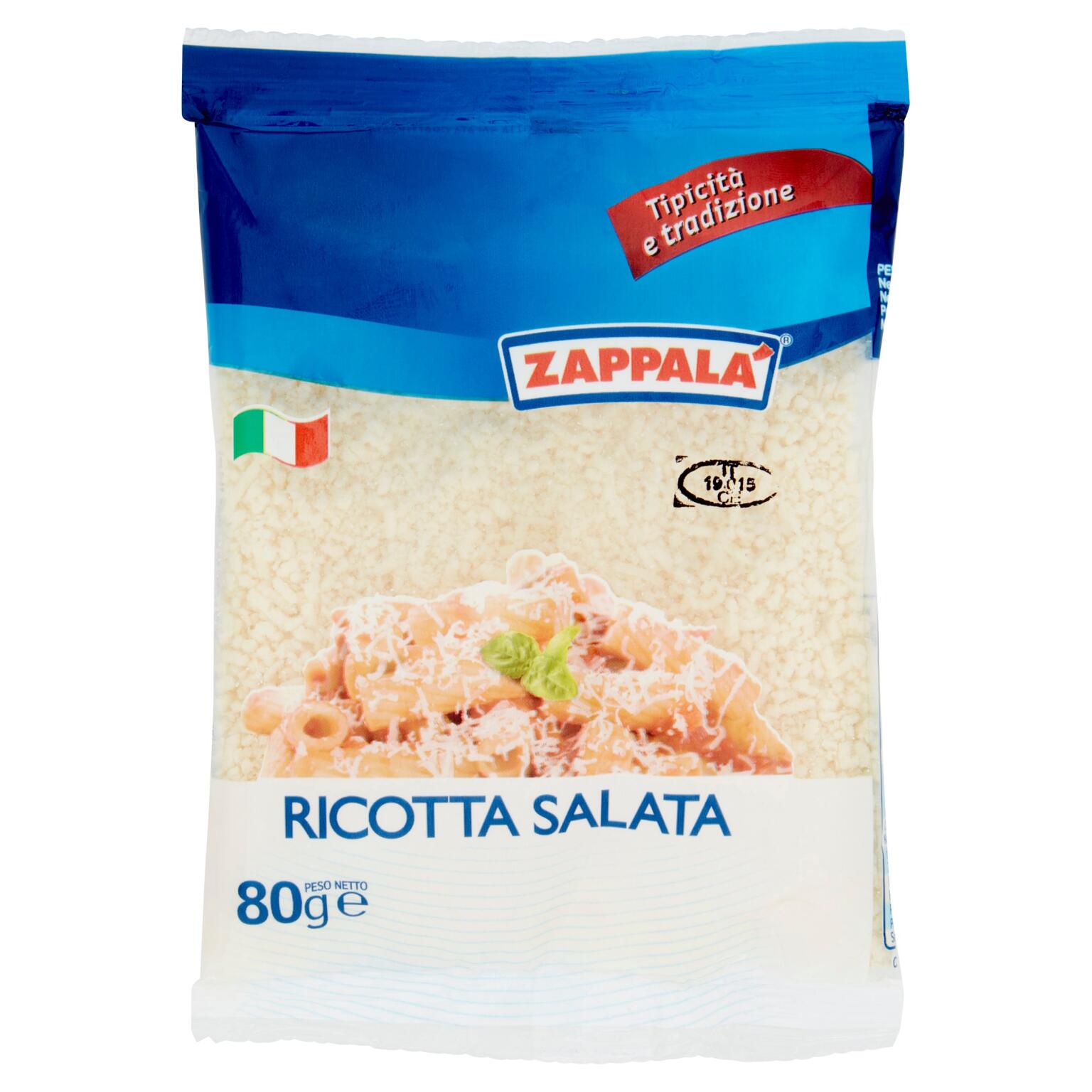 Ricotta salata grattugiata 80g Zappalà