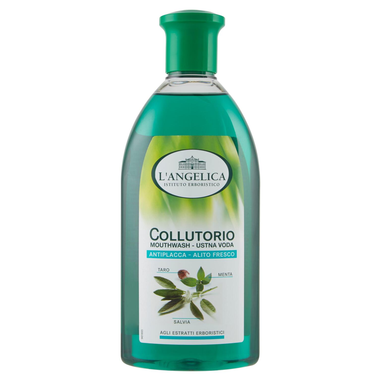 Collutorio antiplacca e alito fresco 500ml L'Ange lica