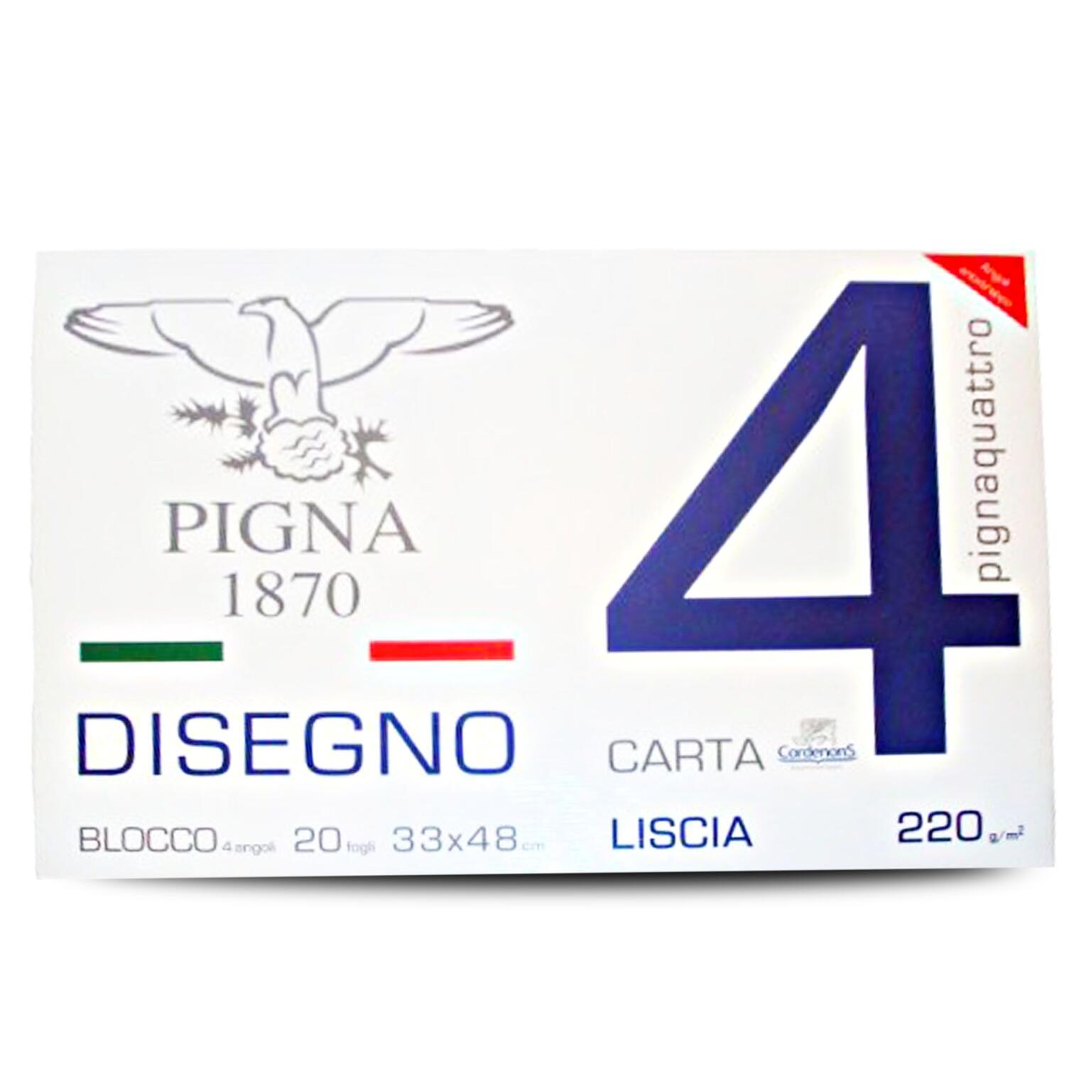 Blocco F4 33x48 ff20 liscio Pigna