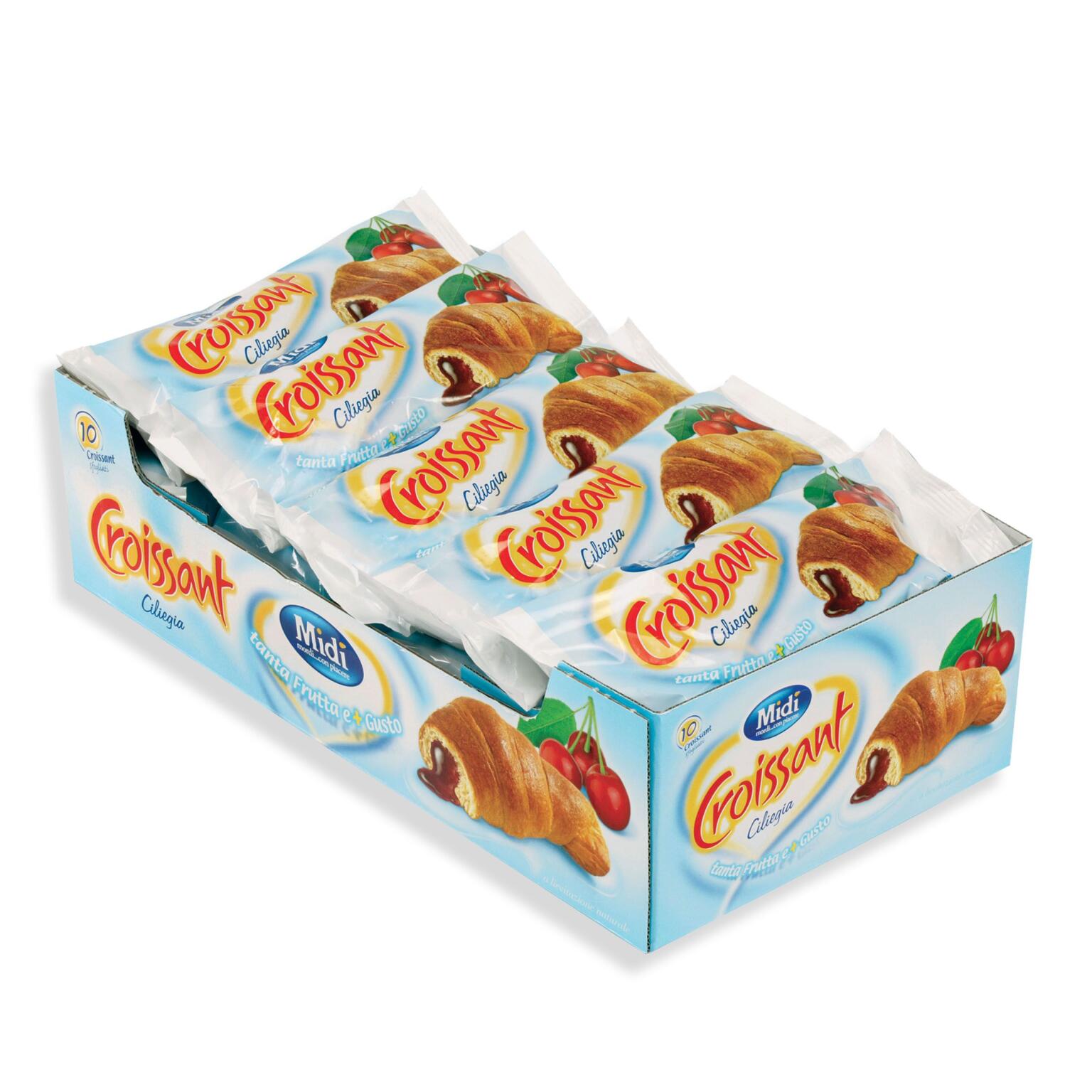 Croissant Ciliegia 500g confezione da 10pz Midi
