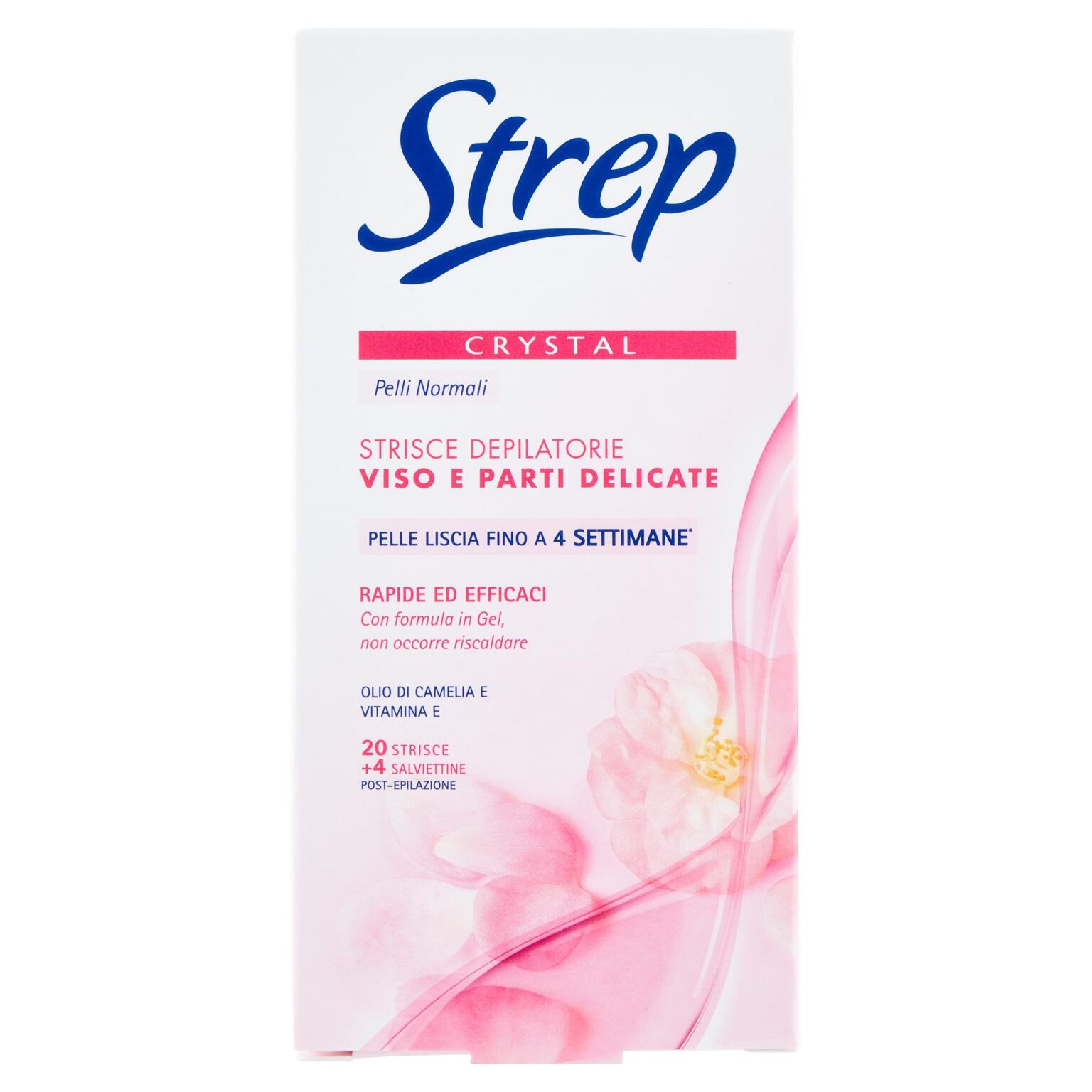 Strisce viso crystal 20 pezzi Strep