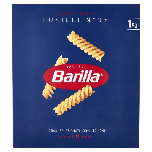 Fusilli Pasta di semola di grano duro 1Kg n.98 Barilla