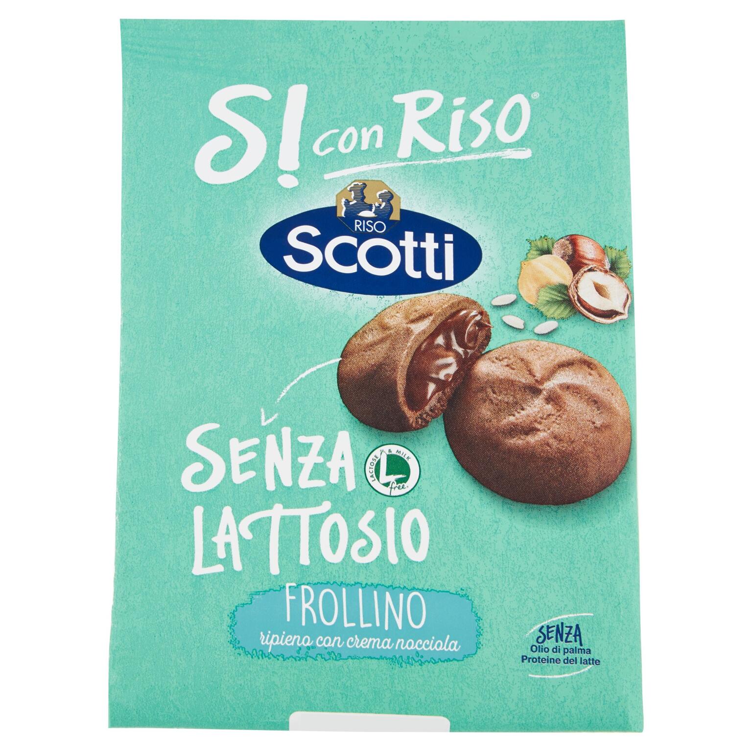 Frollino ripieni di crema alla nocciola 200g Scotti