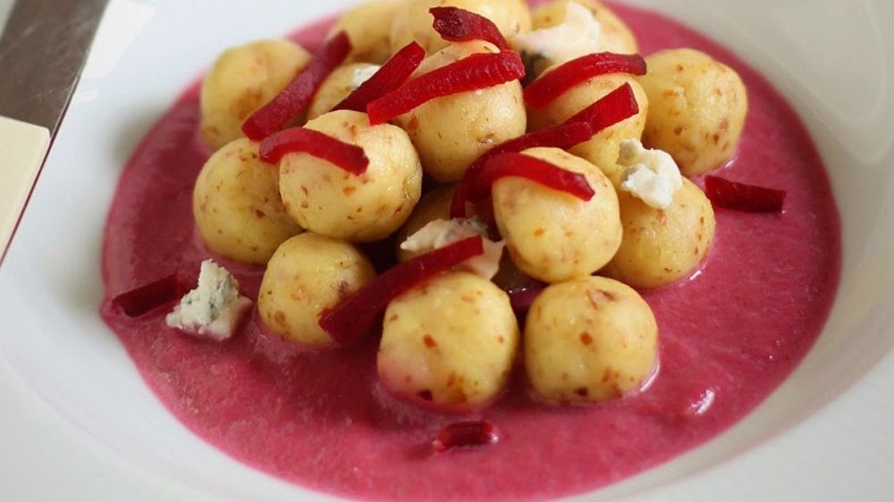 Gnocchi di barbabietola