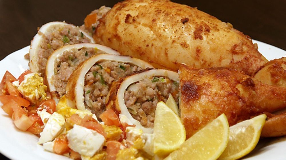 Calamari ripieni alle verdure