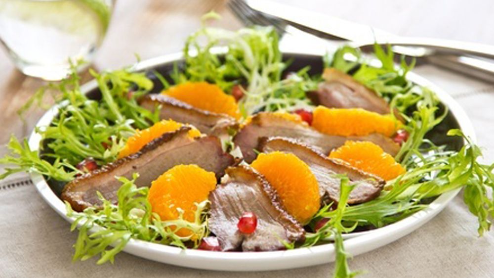 Insalata di petto d’anatra al radicchio