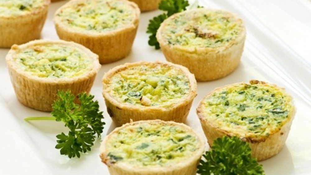 Mini quiche ai carciofi