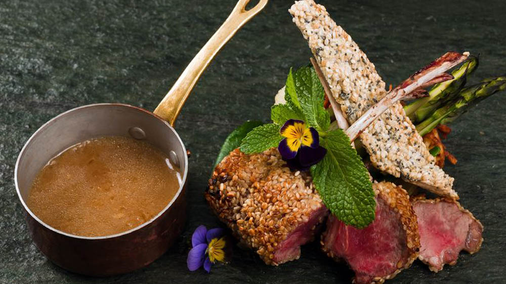 Costolette di agnello alla menta e cherry