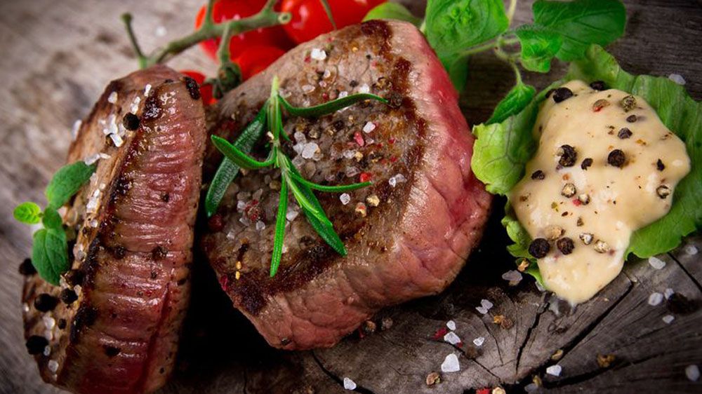 Filetto di manzo marinato con verdure