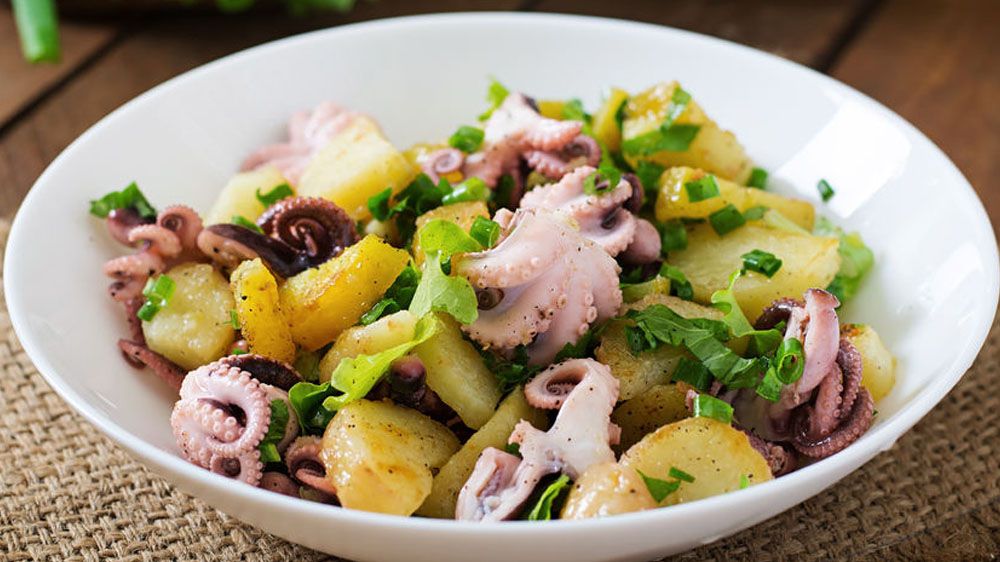 Insalata di polpo e patate