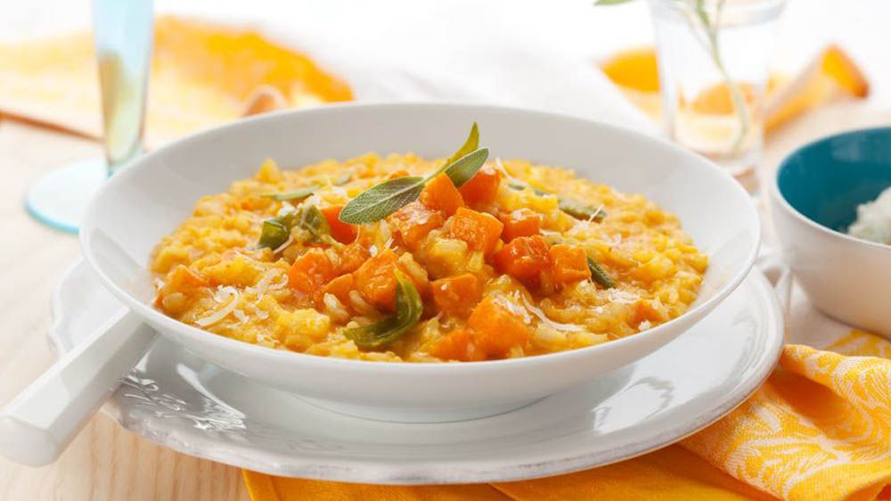 Risotto con la zucca