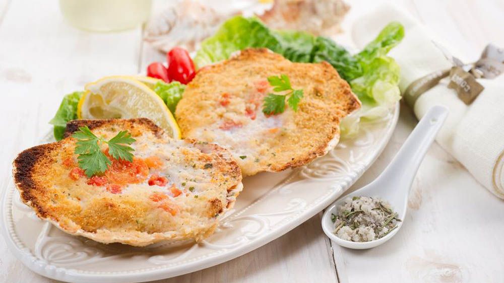 Capesante gratinate alla provenzale