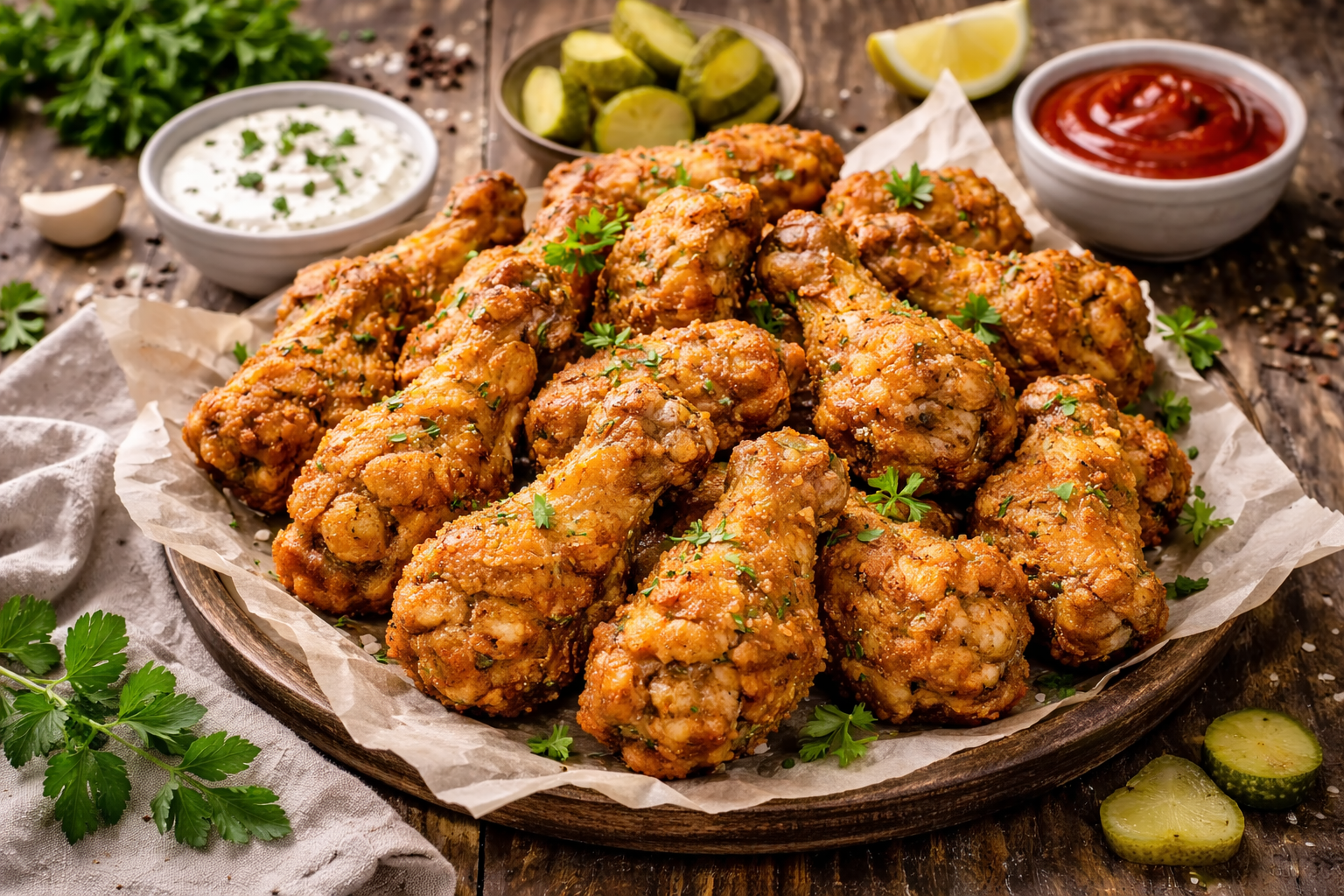 Ali di pollo fritte