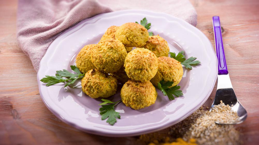 Polpette di cavolfiore e curcuma